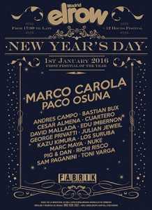 Madrid elrow New Year´s day