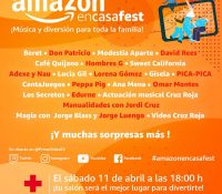 #AmazonEnCasaFest: el festival solidario que incluye música, juegos y magia