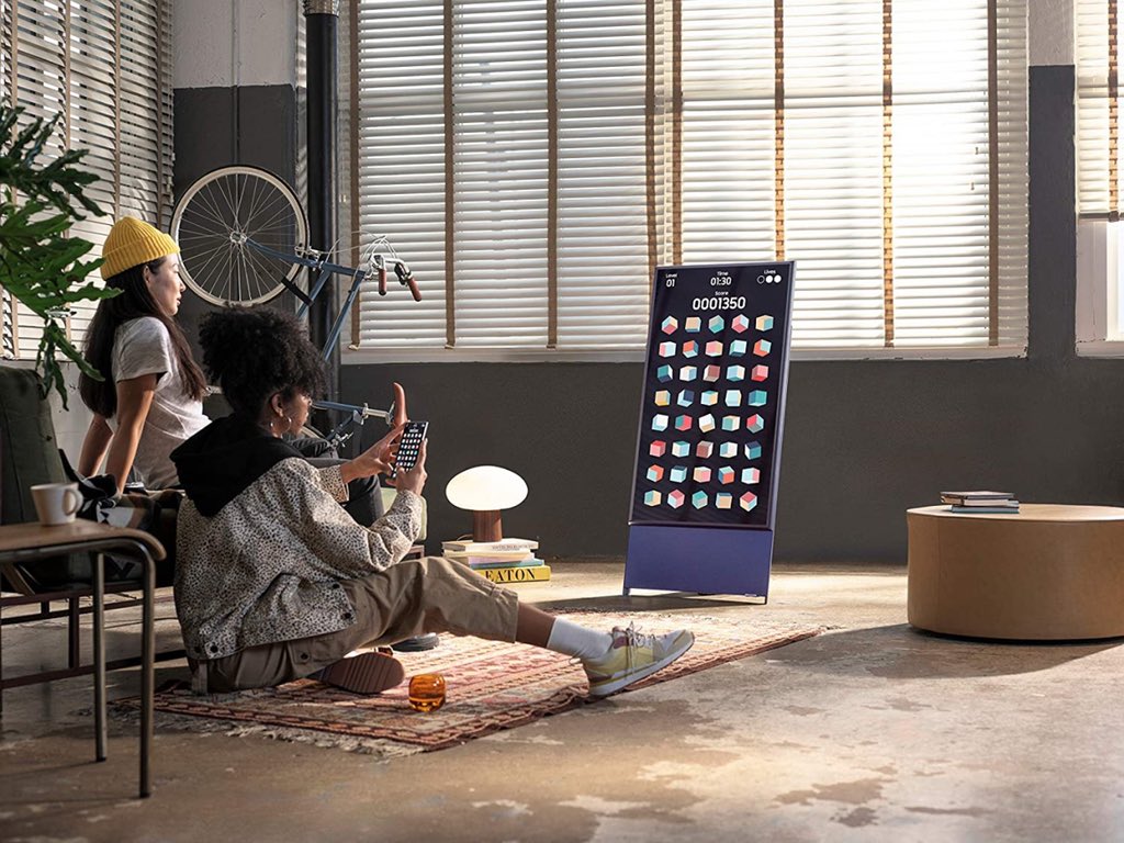 “The Sero”: La nueva tv de Samsung que puede rotar como la pantalla de un móvil
