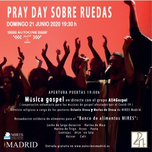 Pray Day Sobre Ruedas Autocine Madrid RACE