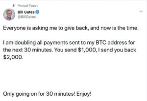 Tuit de Bill Gates sobre los hackers