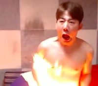 Un youtuber coreano se prende fuego a sus genitales y acaba con quemaduras de segundo grado
