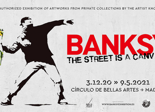 Exposición de BANKSY.The street is a Canvas