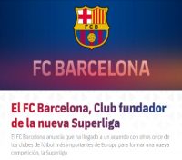 El Barça hace oficial su participación en la Superliga europea