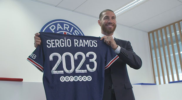 Sergio Ramos ya está en Paris