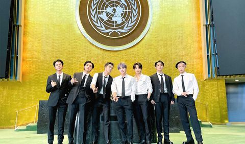 El grupo de K-Pop BTS promueven en la ONU las metas globales de desarrollo