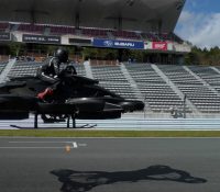 Una empresa japonesa presenta su futurista moto voladora