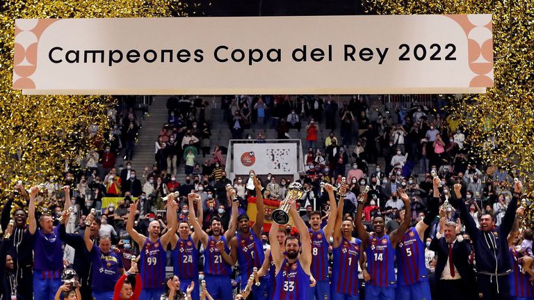 El Barça vence al Real Madrid de baloncesto y se proclama campeón de la Copa del Rey 2022