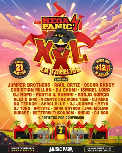 Megapanic XXL primer evento del Music Park en Toledo