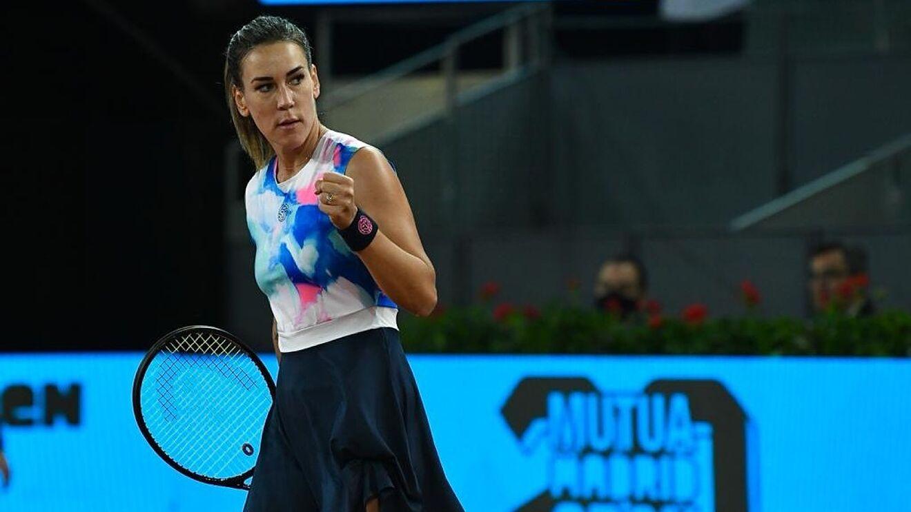 Nuria Parrizás consigue una clara victoria en el arranque del Mutua Madrid Open