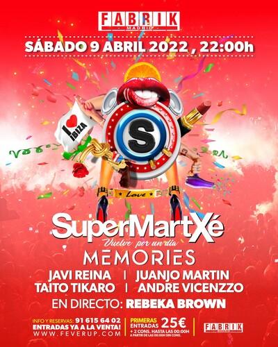 Supermartxé vuelve a Fabrik el sábado 9 de abril