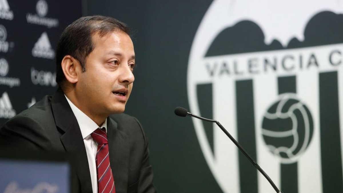 Peter Lim destituye a Anil Murthy como presidente del Valencia
