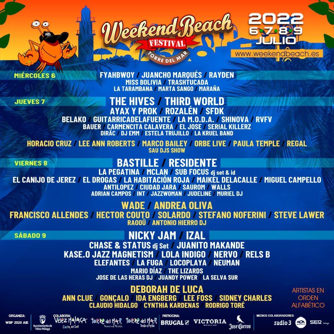 El viernes del Weekend Beach Festival viene fuerte