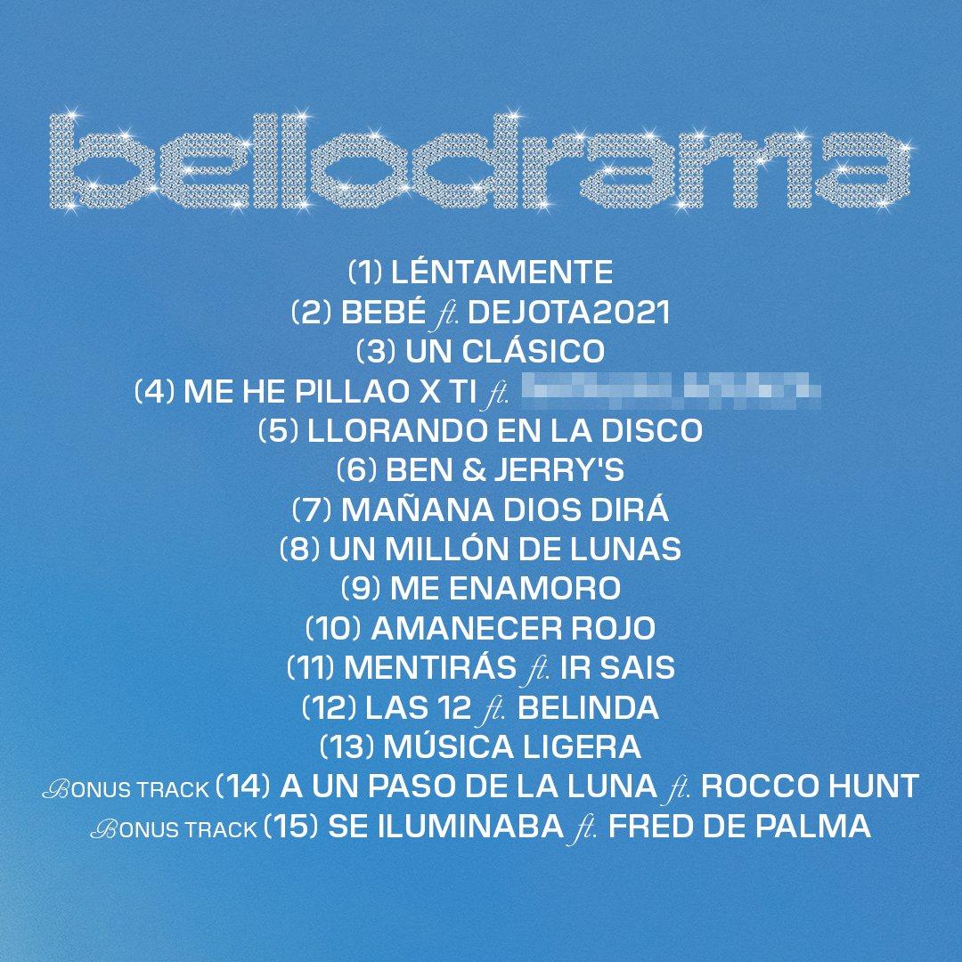 Ana Mena anuncia Bellodrama y muestra tracklist