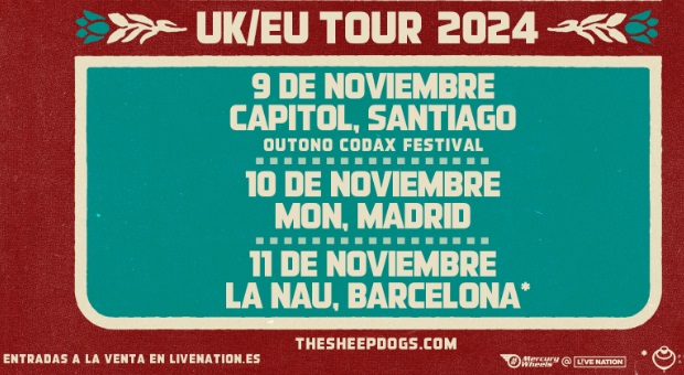 The Sheepdogs: fechas España