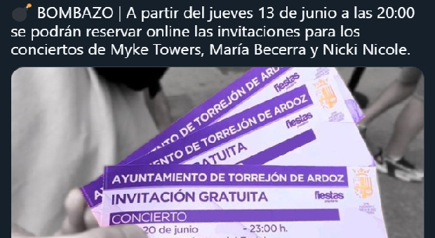 Entradas Fiestas de Torrejón