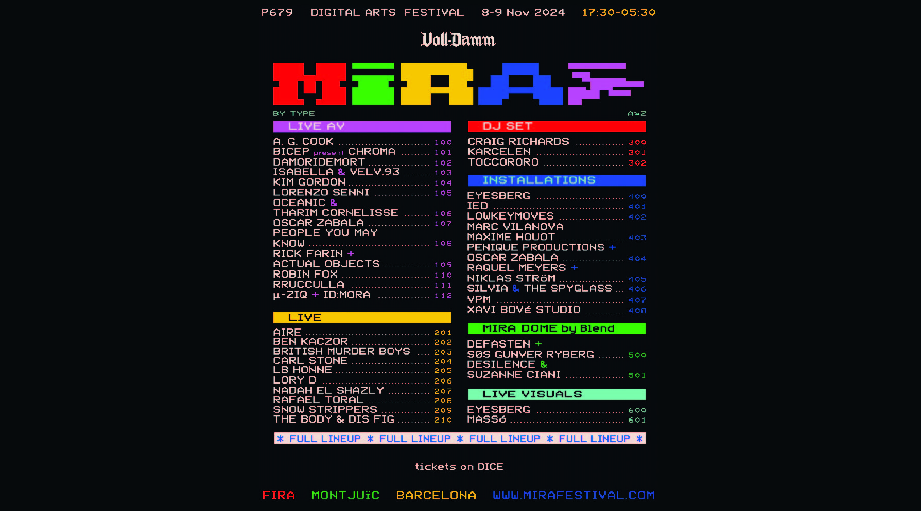 Escenario Dice en Mira Festival 2024: la música más vanguardista