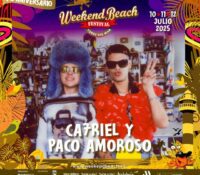 Ca7riel y Paco Amoroso llegan a Weekend Beach Festival